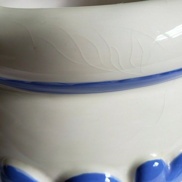 Disney Lilo & Stitch Cookies Cookie Jar Stitch Dog Collectible Blue White 12" - Picture 9 of 10